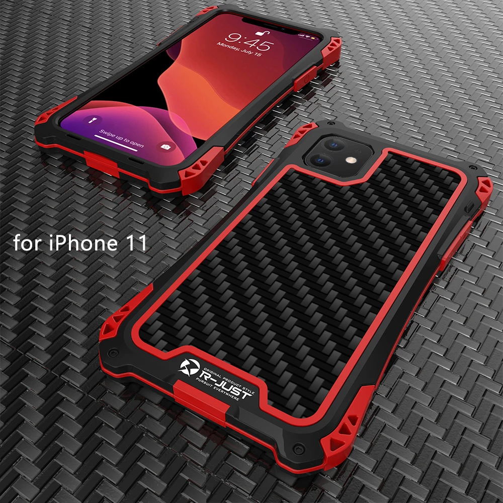 Для iPhone 11 Pro максимальный чехол Роскошный Жесткий металлический ТПУ силиконовый гибридный противоударный Броня задняя крышка чехол для телефона iPhone 11 Capa