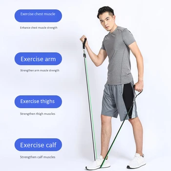 

Fitness Resistance Bands Set Expander Yoga Exercise Fitness Bands Stretch Training Home Gyms Workout Elastic Pull Rope