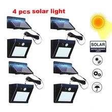 2/4pcs 100/56/30 LED Solar Light Wall Lamp PIR Motion Sensor Waterproof IP65 Outdoor Garden Security Lights Luz Solar Led Para E 2/4pcs 100/56/30 LED Solar Light Wall Lamp PIR Motion Sensor Waterproof IP65 Outdoor Garden Security Lights Luz Solar Led Para E