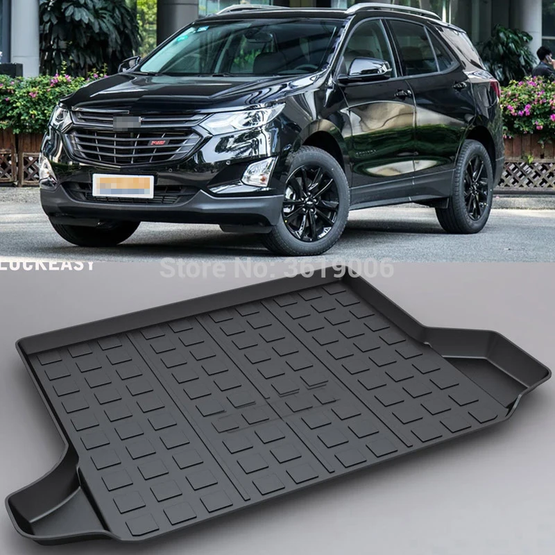 

LUCKEASY Non-Slip Waterproof 3D TPO Trunk Boot Cargo Mat Recycled Durable For Chevrolet equinox Car-styling