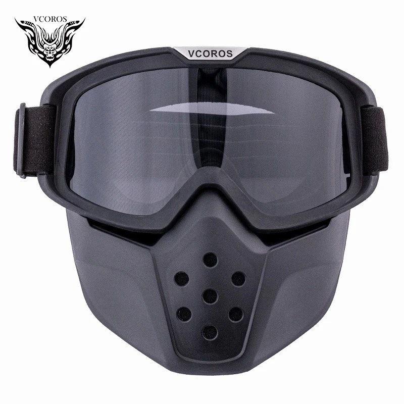 VCOROS винтажные Съемные очки и фильтр для рта в стиле ретро полуоткрытые