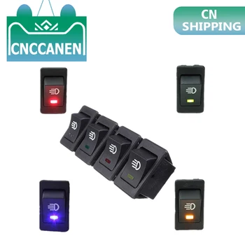 

Waterproof Latching Rocker Toggle White Yellow Green Blue Red 4Pin 2Position 12V 35A Car Auto Fog Light Rocker Toggle Switch LED
