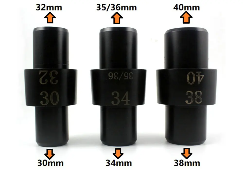 Fahrrad Gabel Dichtung Fahrer Werkzeug Kit Gabel Dichtung Installation Werkzeug für 32/34/35/36/38/40mm Rohr Durchmesser Dual kopf Suspension Werkzeug – Detail 8