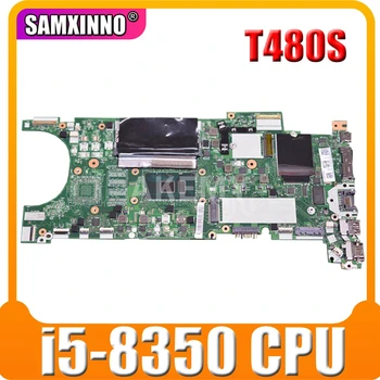 شراء الكمبيوتر المحمول الأصلي لينوفو ثينك باد T480s اللوحة الرئيسية I5-8350 UMA 4G 01LV620 01YU138 02HL830