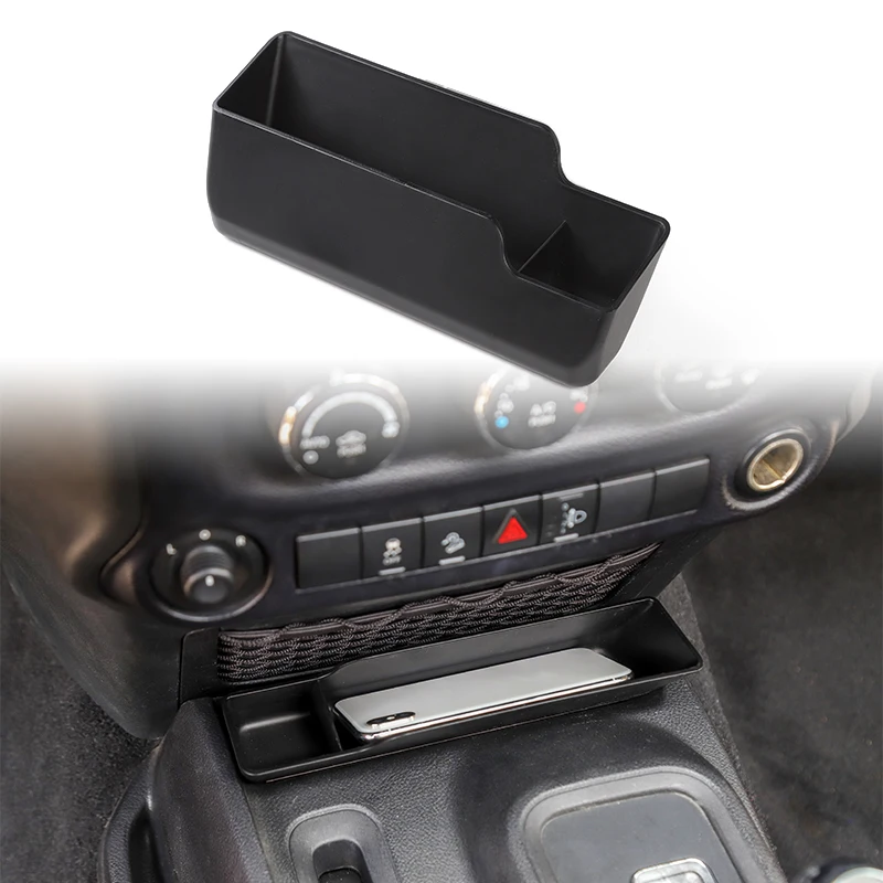 Укладка Tidying для Jeep Wrangler JK 2011- передний дверной ящик для хранения сетчатый держатель для Jeep Wrangler JK 2/4 двери новые аксессуары - Название цвета: 2011to17 Front Gear