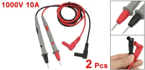 

SODIAL(R) Digital Multimeter 1000V 10A Test Lead Cable Probe 2 Pcs