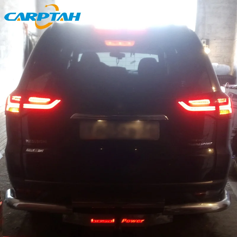 Автомобильный Стайлинг задние фары для Mitsubishi Montero Sport Pajero 2011 2015 DRL + сигнал