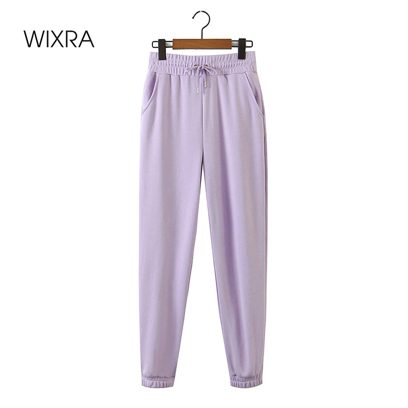 Wixra Womens Workout Sport Joggers Pants Elastic Waist Drawstring Running Sweatpants with Pockets New Fashion Clothes Wixra Womens Workout Sport Joggers Pants Elastic Waist Drawstring Running Sweatpants with Pockets New Fashion Clothes