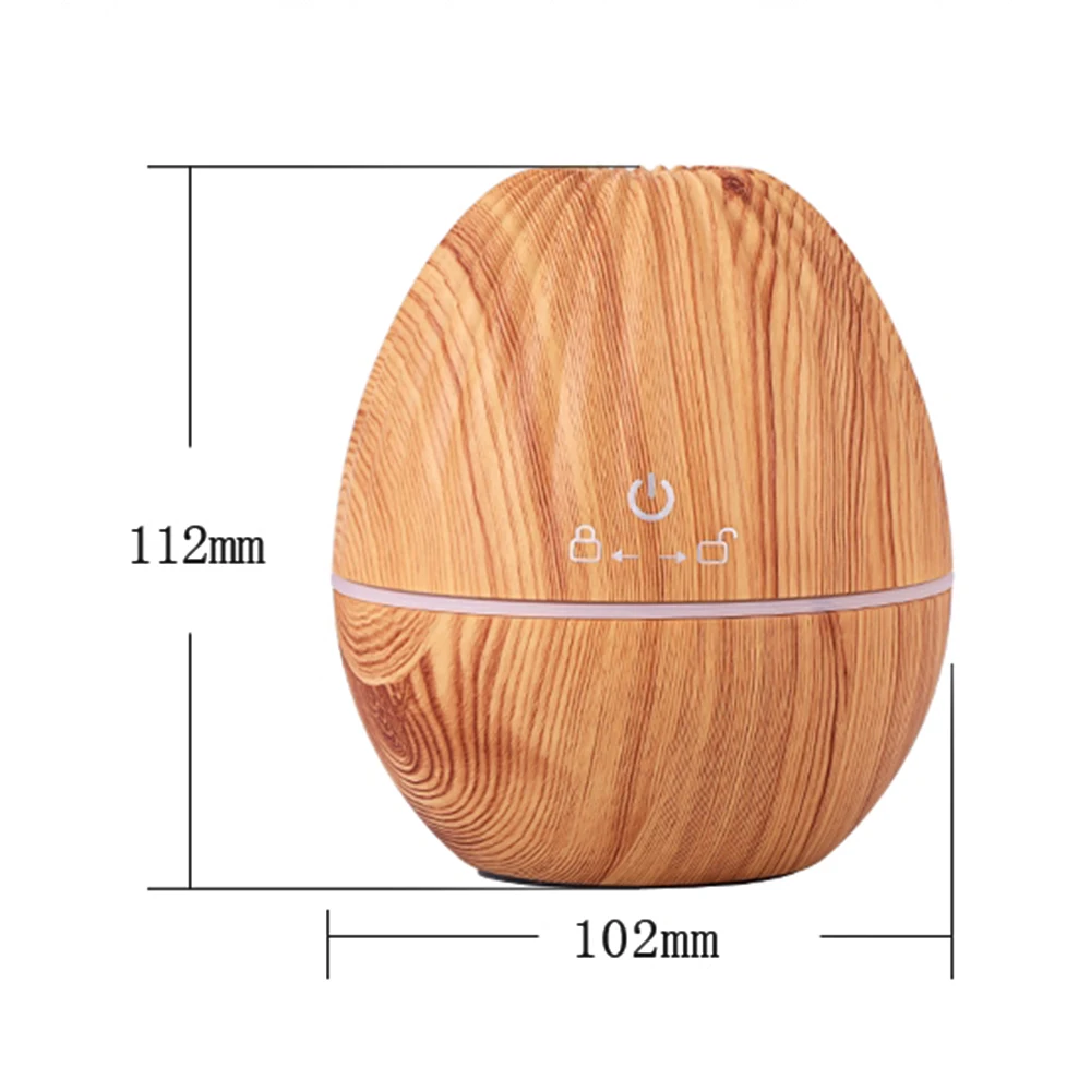 300ml Humidifier Aroma Diffuser Mute USB Air Humidifier Essential Oil Aroma Machine for Home Office With 7 Colors Night Light