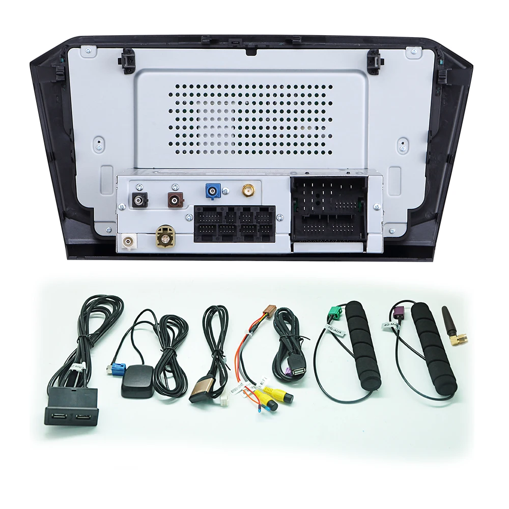 Top android auto Car gps radio navigation for volkswagen b8 built in Canbus ,external DVD player ,support swc, phone link 4