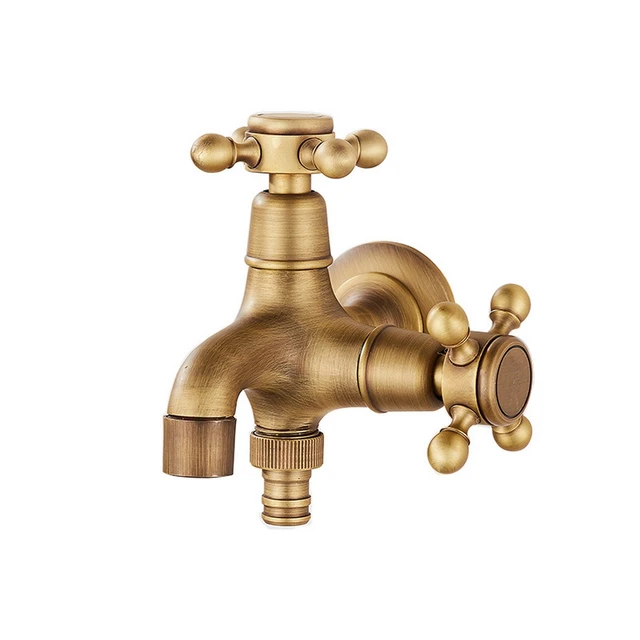 Robinet pour vasque antique laiton finition bronze