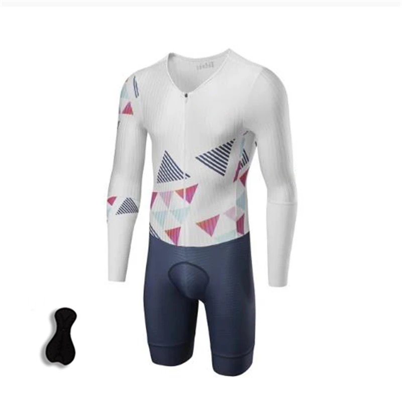 men's Fashion Clothes Swimwear Cycling Triathlon Sets Sleeveless Ciclismo Bicycle  Jumpsuit Kits 3