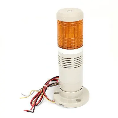 

DC 24V Yellow LED Flash Industry Signal Tower Alarm Light Lamp