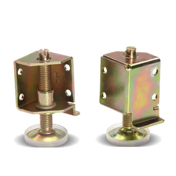 

5-15mm Adjustable furniture leg Heavy Duty L shape fixed bracket Corner connector Support Cabinet table Feet leveler protector