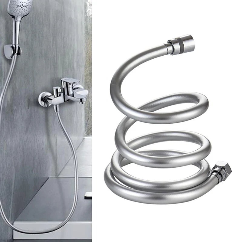 PVC High Pressure Thickening Anti-Winding Smooth Shower Hose for Bath Handheld Head Flexible Hose-1.5M | Обустройство дома