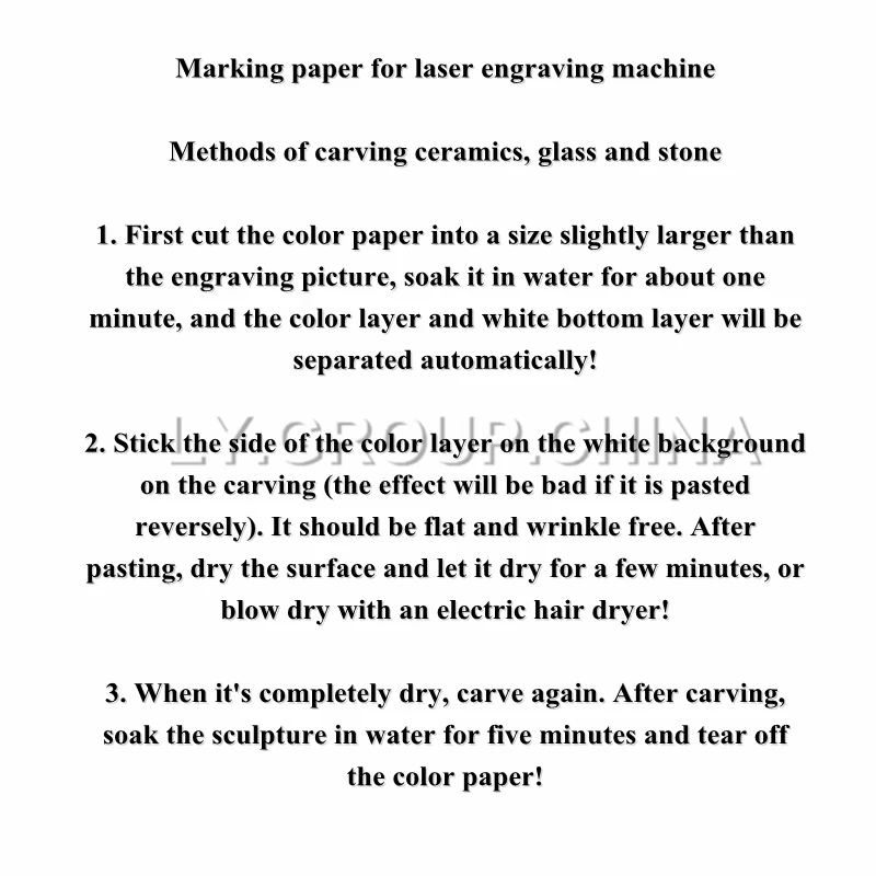 Nuorest 4 Pcs Black Laser Engraving Marking Paper, 39x27cm Laser Color Engraving Paper for Metal, Glass, Ceramics