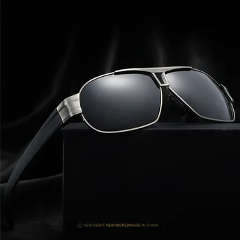 

New Square Sunglasses Men Polarized Sun Glasses Male UV400 Driving Glasses Metal Frame Cool Eyewear Oculos