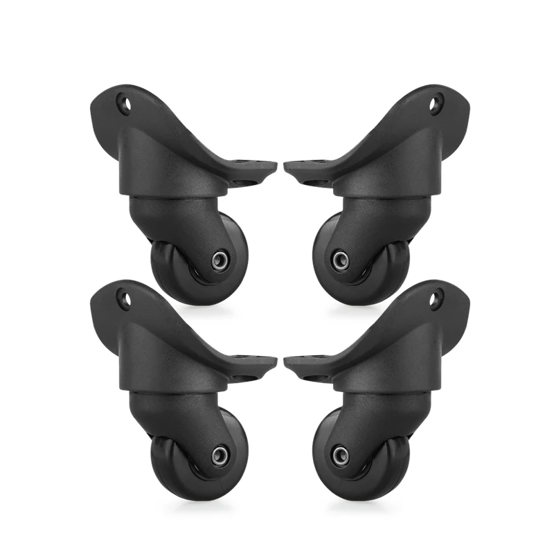 Fashion Black Luggage Accessories Wheels Replacement Luggage Wheels Manual Installation Portable Trolley Case Caster Accessories