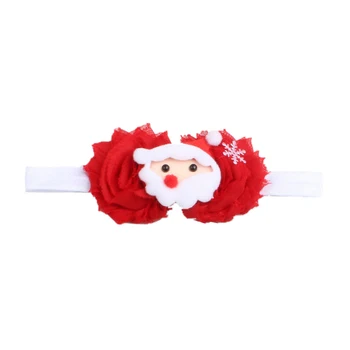 

Fashion Christmas decoration Children Cartoon pattern baby Hair band little girl and boy Chiffon Headband Hair ornaments