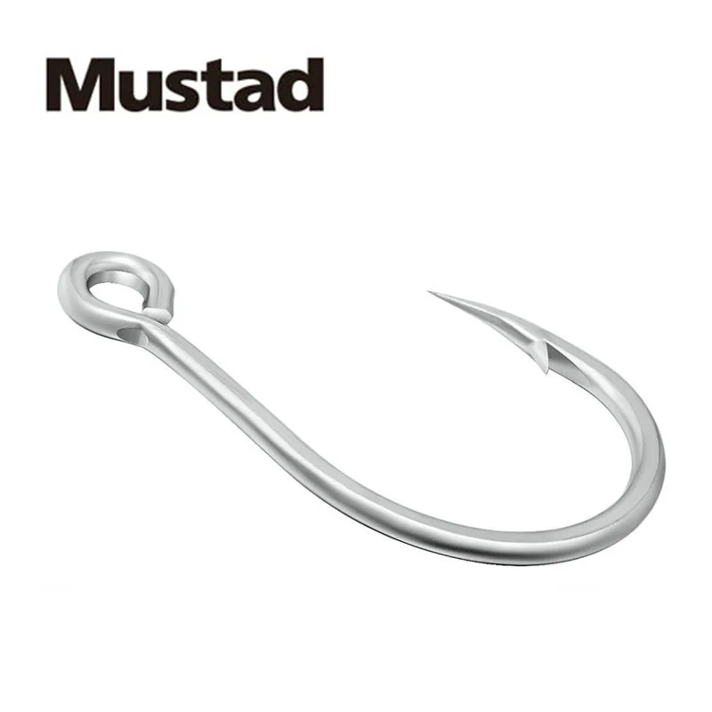 Рыбалка Mustad крючки KAIJU 10121 крючок с бородкой из высокоуглеродистой стали джигбейт