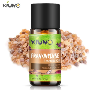 

KINUO 8ML 100% Frankincense Essential Oil 10ml Ageless Moisturizing Skin Care Anti Sensitive Acne Scars and Sleep-Aid Essence