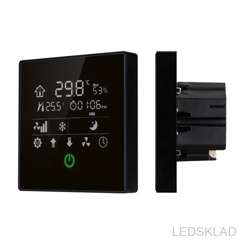 025670 INTELLIGENT ARLIGHT Панель-термостат KNX-113-35-IN (AUX 20-30V ext.T-sensor) (IARL -)-1шт. Arlight | Лампы и