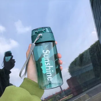 

Water Bottle Plastic Drink Outdoor Sport School Leak Proof Seal Gourde Climbing Water Protein Shaker Bottles