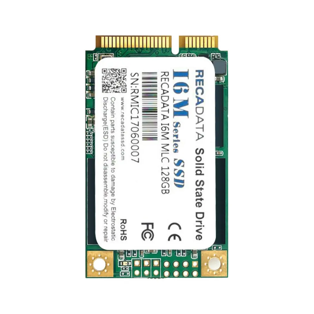 Твердотельный накопитель RECADATA SSD 128GB MSATA III MLC Flash для Mac OS для Windows 10 для Windows 7 для Windows 8 для Windows Vista