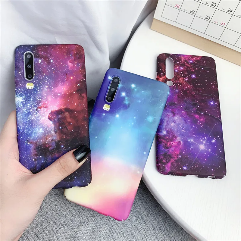 Чехол для телефона Night sky Magic Твердый чехол Huawei P30 P20 Mate20 Lite P Smart 2018 2019 honor 10 lite |