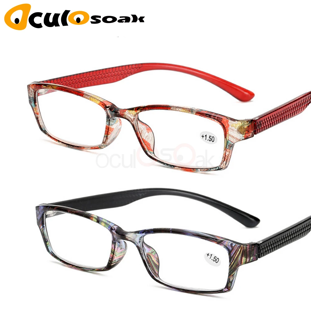 

Men Women Reading Glasses Designer Farsighted Vision Glasses For Hyperopia With Spring Hinge Eyeglasses Points+1+1.5+2+2.5+3+3.5