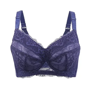 

Thin Cotton Full Cup Large Bust Bra Overclothes Large Size Bra Bra True Red Underwear Bra Extra-large Cup 75-110d Code H Cup