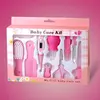 10pcs/set Baby Care Products Nail Set Newborn Infants Nail Clipper Scissors Comb Hair Brush Kits Kids Nail Cutter Grooming Kit ► Photo 1/6
