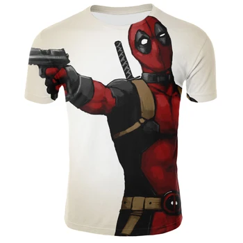 

Summer deadpool T-shirt 2020 new short-sleeved T-shirt casual wild deadpool pullover new products summer men's tops