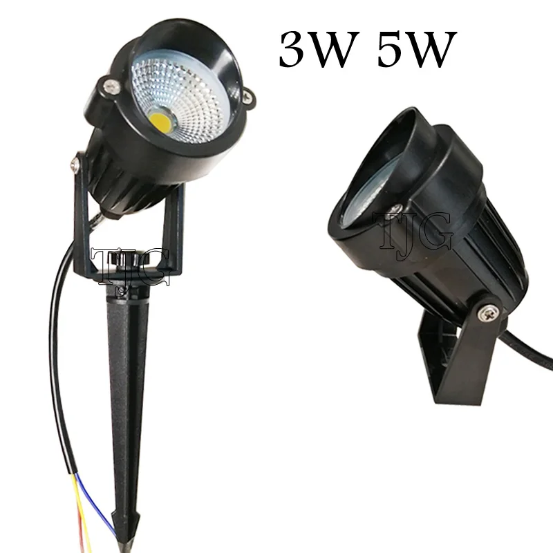 Garden Lighting 4PCS 3W 5W 10W COB Outdoor Waterproof led Garden Lamp AC110 V 220V DC12V Outdoor Lighting Garden Light Landscape LED spotlight