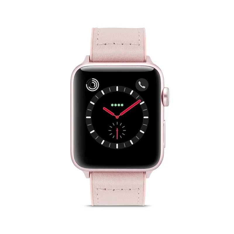 Совместимы с apple watch band cinturino кожаный ремешок correas для iWatch apple watch band 42 мм 44 мм серия 3 4 2 5 браслет
