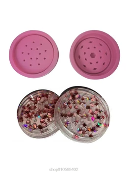 

Crystal Epoxy Resin Mold Tobacco Grinder Leaf Herbal Herb Smoke Spice Crusher Silicone Mould DIY Crafts O22 20 Dropshipping