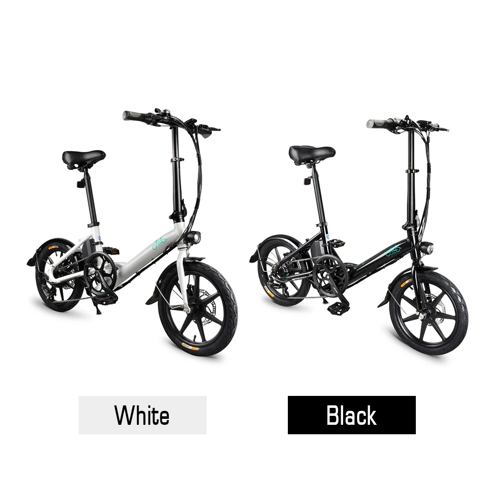 FIIDO Bike 16 Inch Variable Speed Folding Power Assist Electric Bicycle Moped E-Bike 250W Brushless Motor 36V 7.8AH E-Bicycle