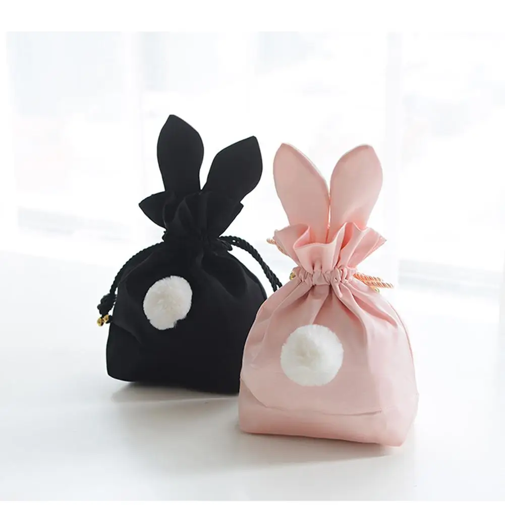 

Portable Storage Organizer Bag Cosmetic Storage Bag Cute Drawstring Pouch Jewelry Bag Gift Packaging Festival Decoration Bags