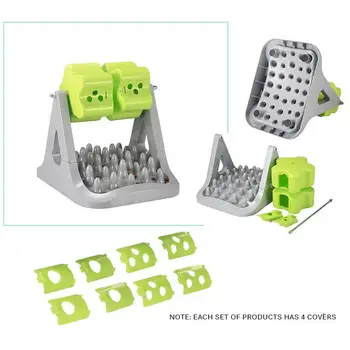 

Pets Feeding Tools Rotatable Food Dispenser Anti-Skip Pets Feeder Eating Tools Toys For Pets Cats Dogs Homes Eating Toys Feeding