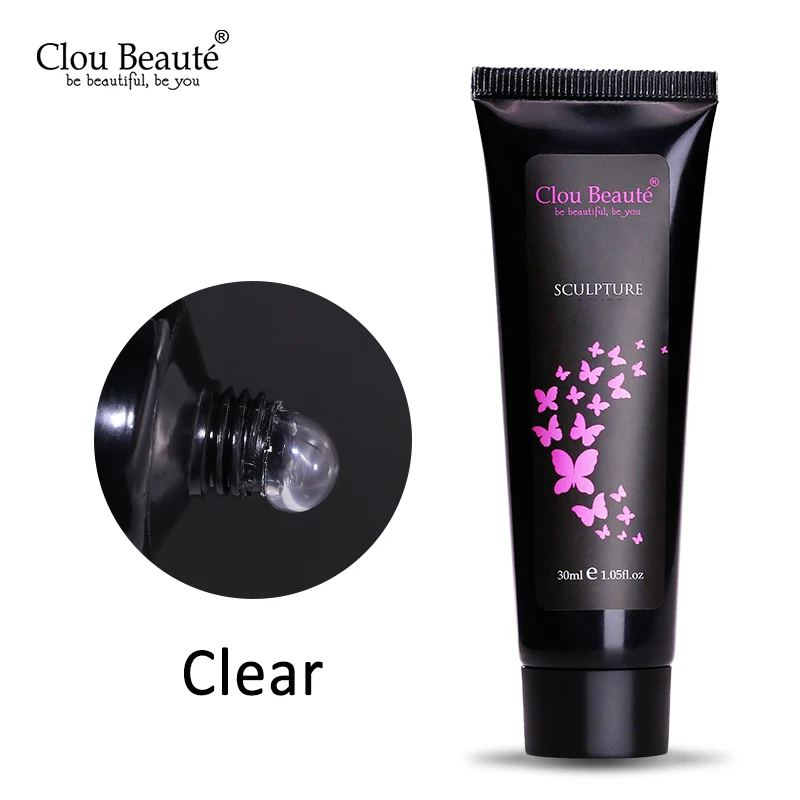 Гель лак для ногтей Clou Beaute блестящее решение жидкий инструмент маникюра