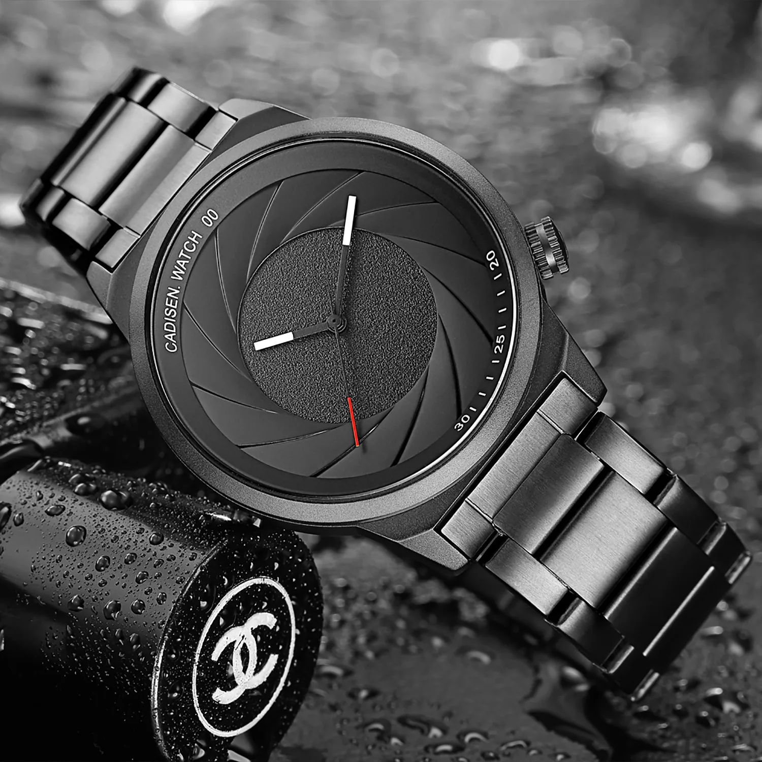 

Explosive Optical Phantom Men's Watch Fashion Creative Casual Quartz Luminous Watches Men