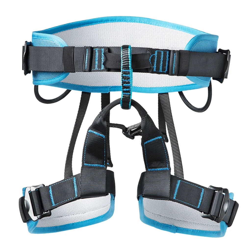 Safety Rock Tree Climbing Harness Seat Sit Bust Belt Rappelling Equipment 