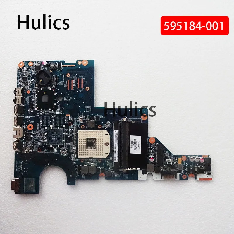 Оригинальная материнская плата Hulics 595184-001 для ноутбука HP CQ42 CQ62 G42 G62 595184 HM55 DDR3 |