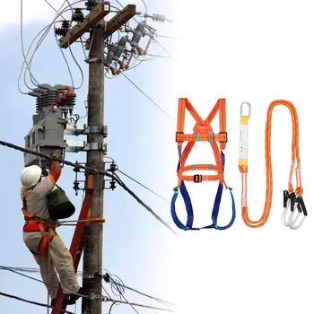 

Safety Labor Supplies Full Body Universal Hardness Multi-functional Safety Belt for Fire Rescue Safety Harness