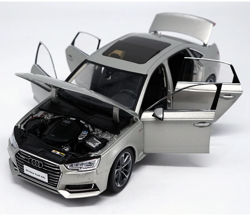 Оригинальная Авторизованная Подлинная 1:18 Audi A4L литая под давлением модель игрушечный автомобиль миниатюрный подарок на Рождество/День рождения, коллекция