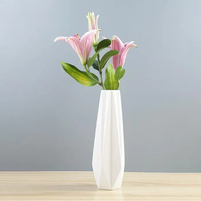 Простой современный стиль, европейская керамическая ваза для творчества, для гостиной, столовой, рабочего стола, вдохновляющая Роза, идеальные цветы, ваза для украшения дома