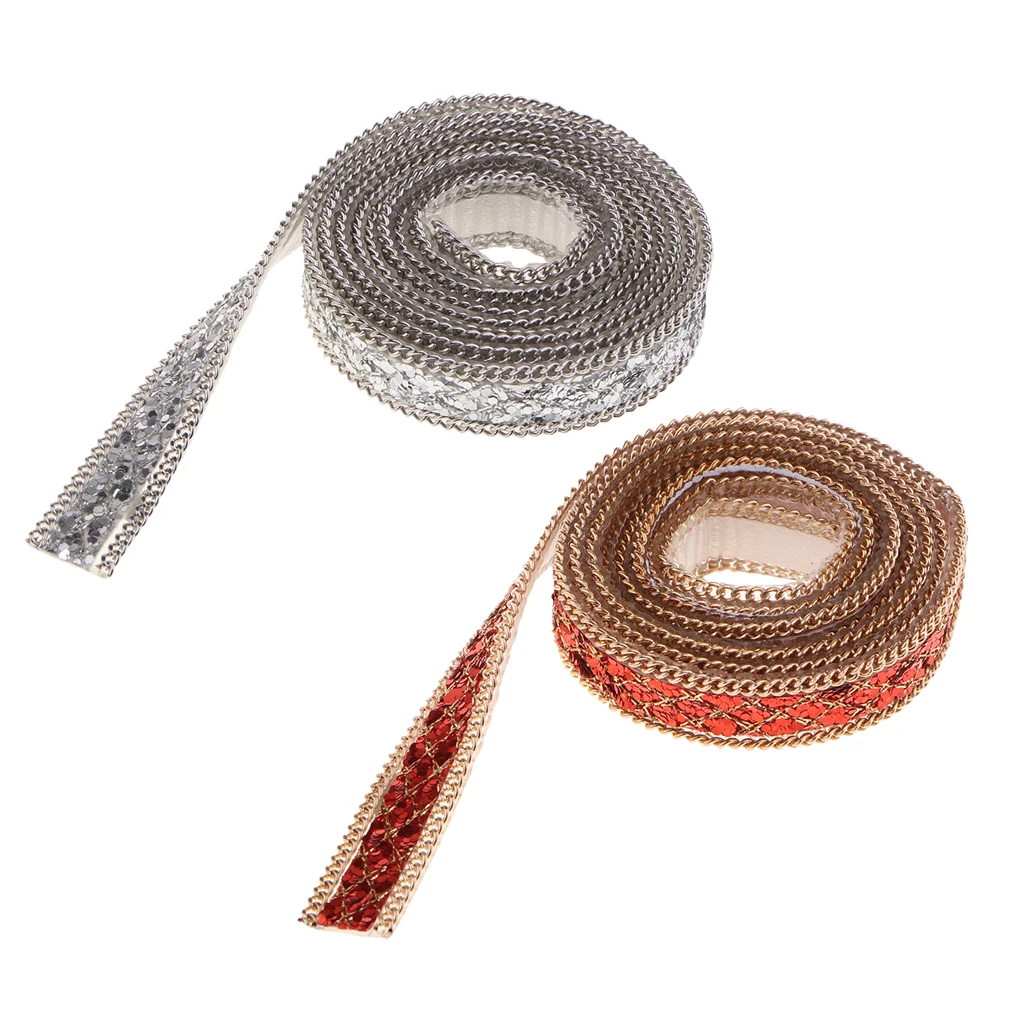 1 Yard 10mm Beaded Lace Trim for Clothes Dress DIY Craft Crystal Rhinestone Applique Decorative Banding Belt Ribbon Wrap 