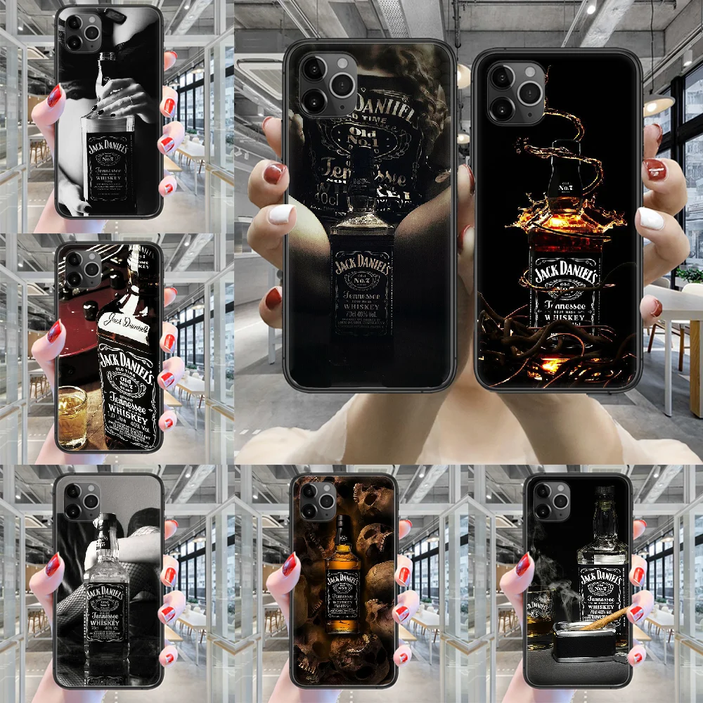 Стакан для виски вина Бренд Чехол мобильного телефона Iphone 4 4s 5 5S SE 5C 6 6S 7 8 plus X XS XR 11