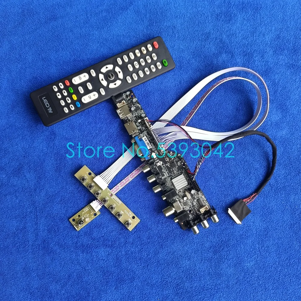 Для LP156WH3 (TL)(L1)/(TL)(L2)/(TL)(L3)/(TL)(M1)/(TL)(Q1) USB + AV 40-Pin 1366*768 DVB-T панель LVDS 3663 комплект платы