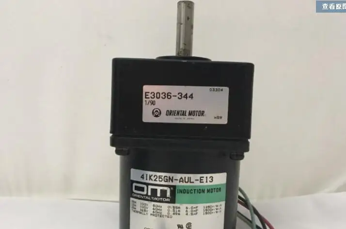 4IK25GN-AUL-E13 с редуктором E3036-344 используется один, серводвигатель, хорошая работа